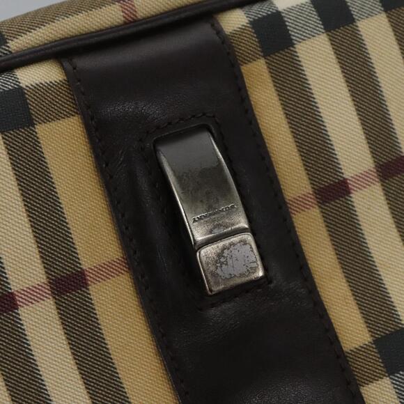 Burberry Nova Check Shoulder Bag Pvc Beige Brown - Picture 10 of 16